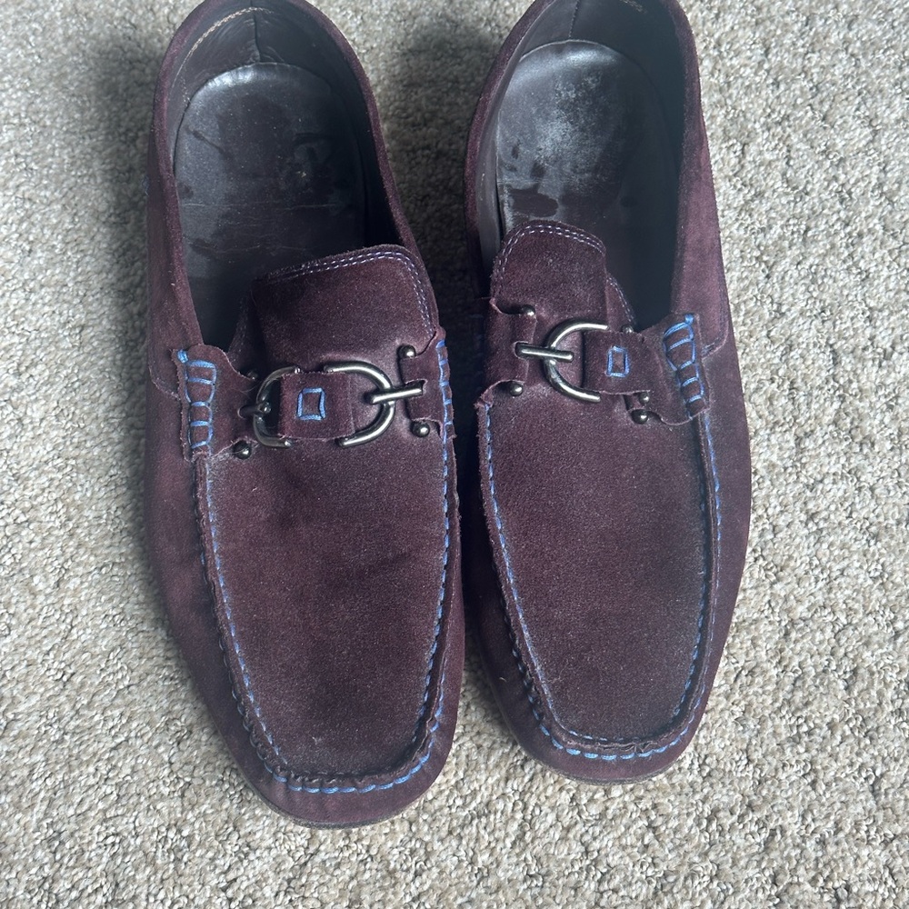 Donald J. Pliner Men's Loafers in Deep Burgundy